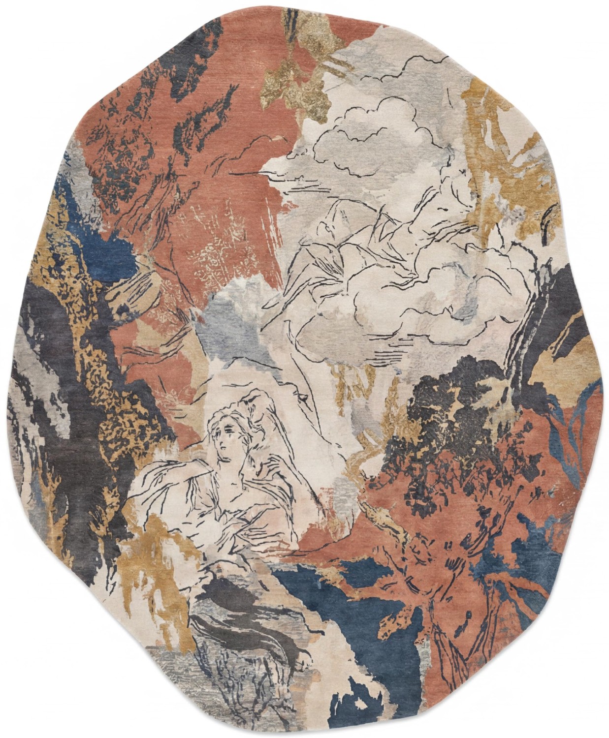 Tapete Stone Medallion Round