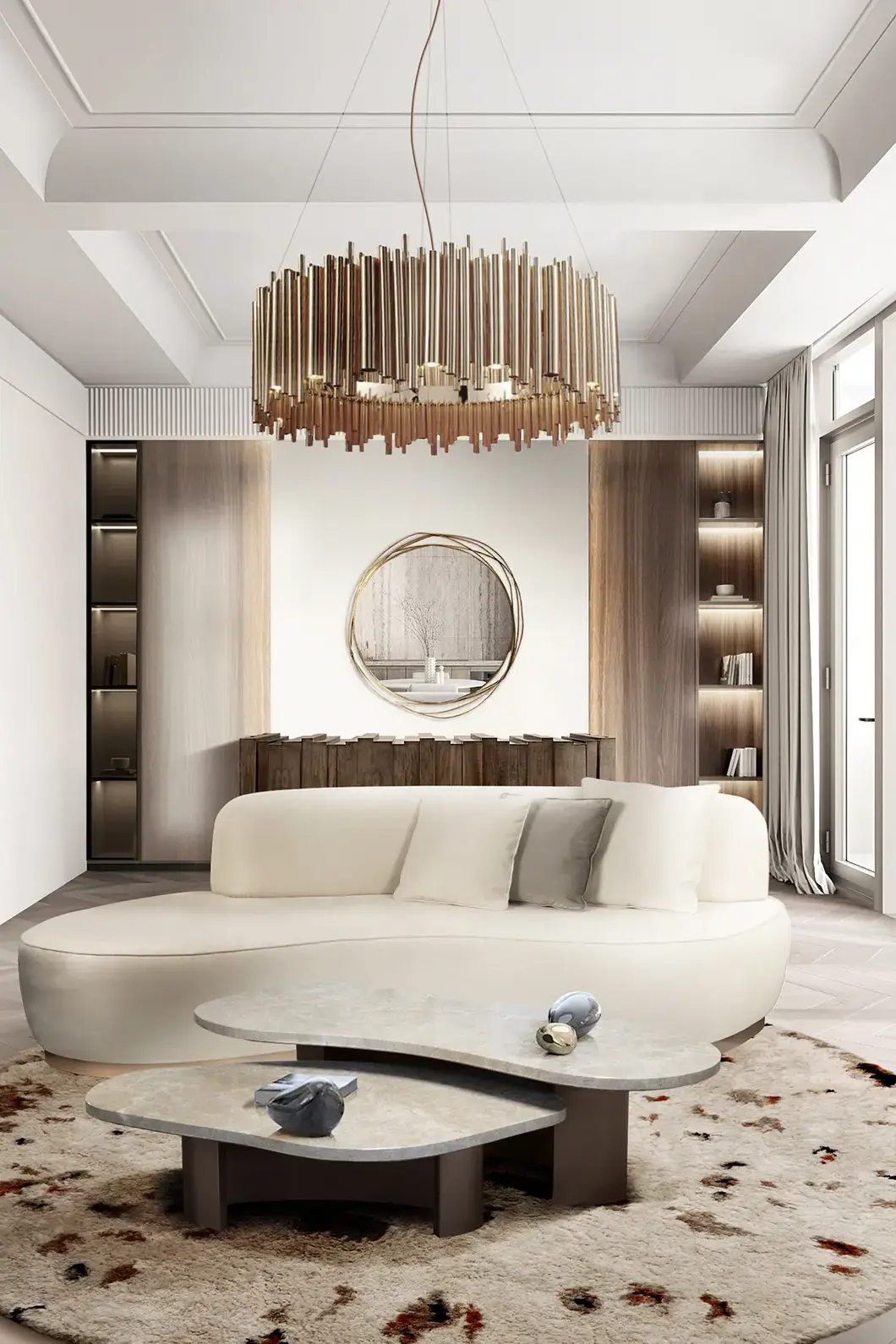 Candeeiro suspenso redondo Harmony - 7