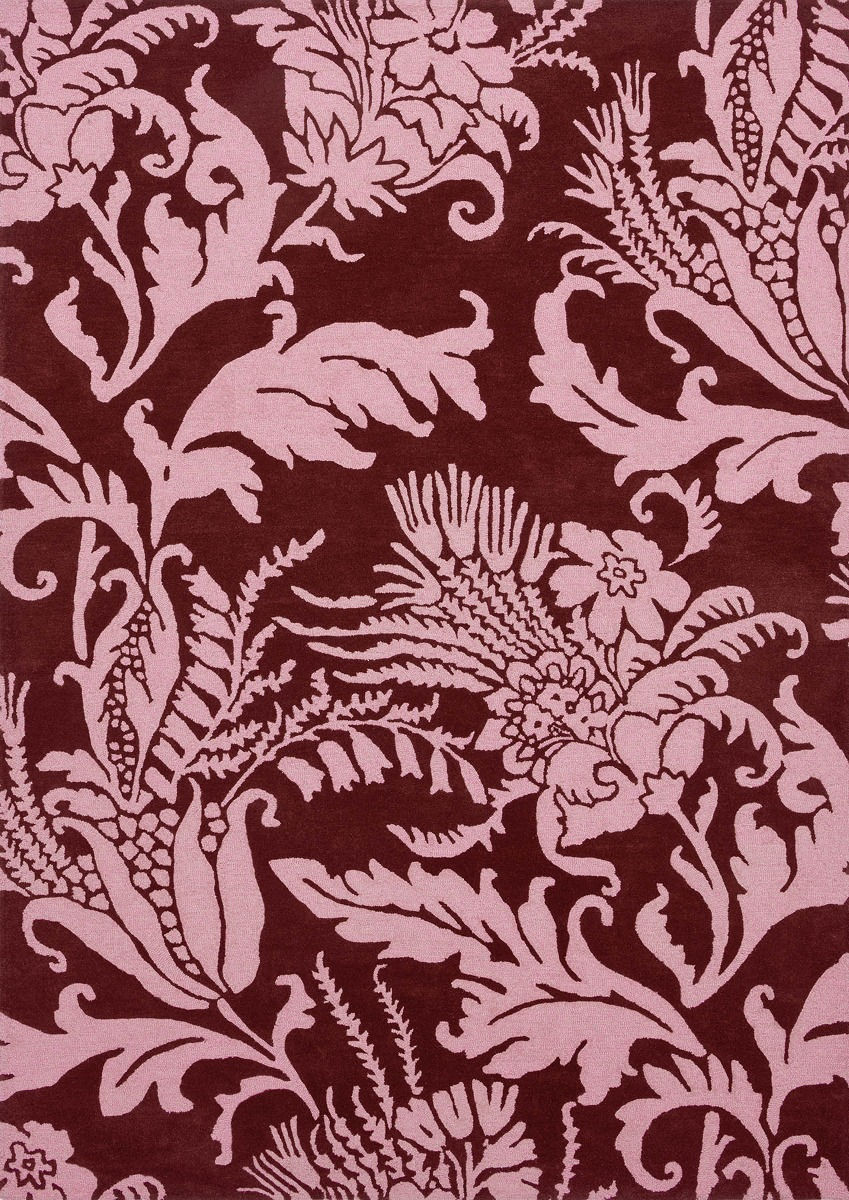 Tapete Baroque Rosa | Tamanho: 250 × 350 cm
