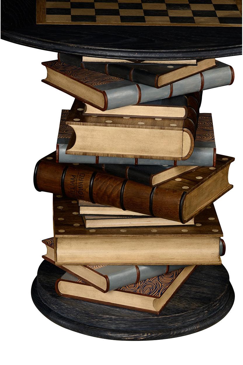 Mesa de Jogos Tenbury Navy Oak