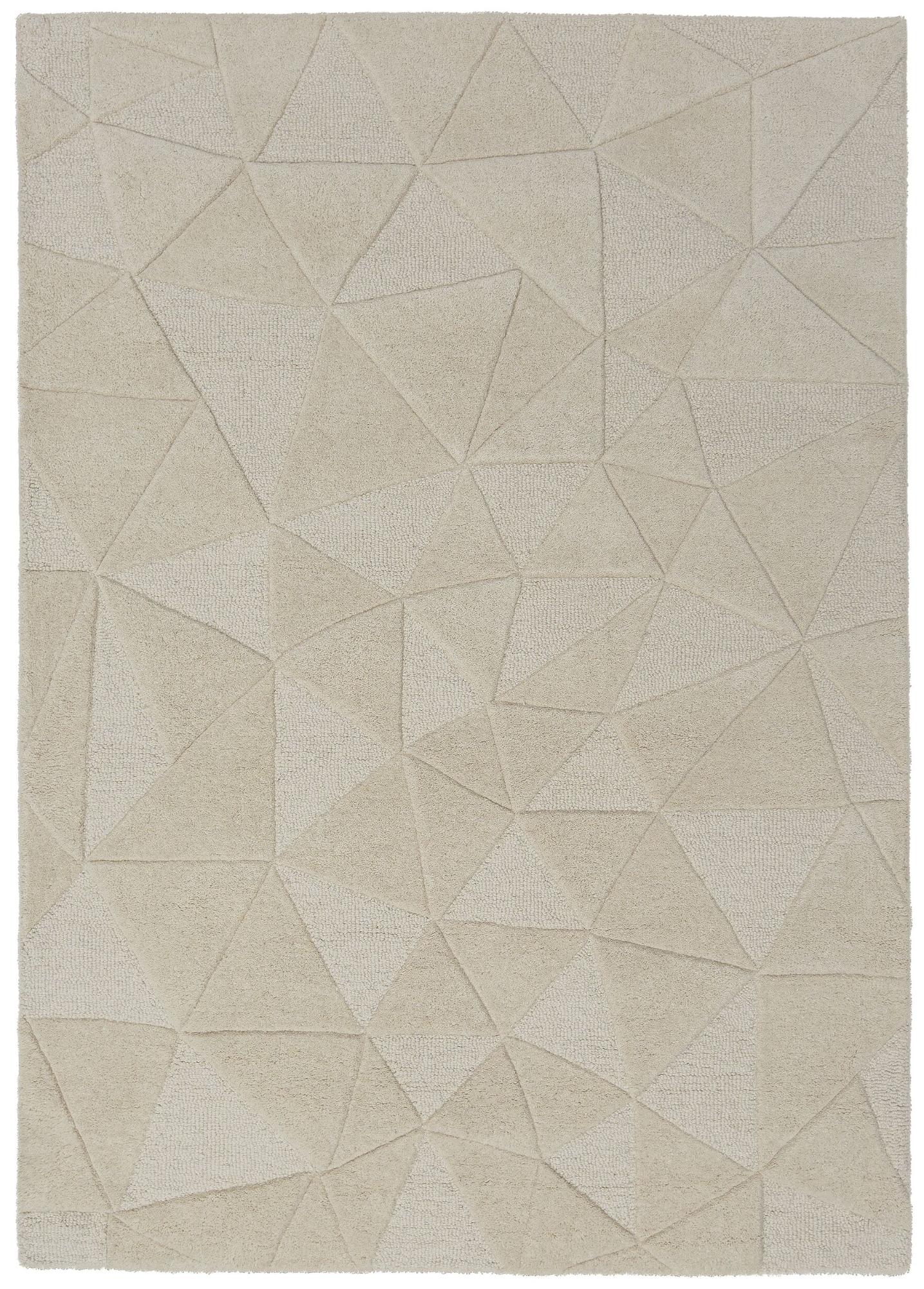 Tapete Mosaico de Triângulos Bege