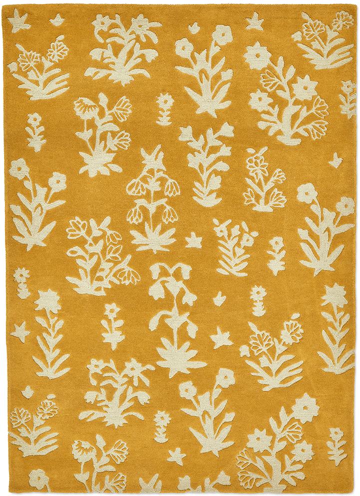 Tapete Woodland Glade Ouro | Tamanho: 140 × 200 cm