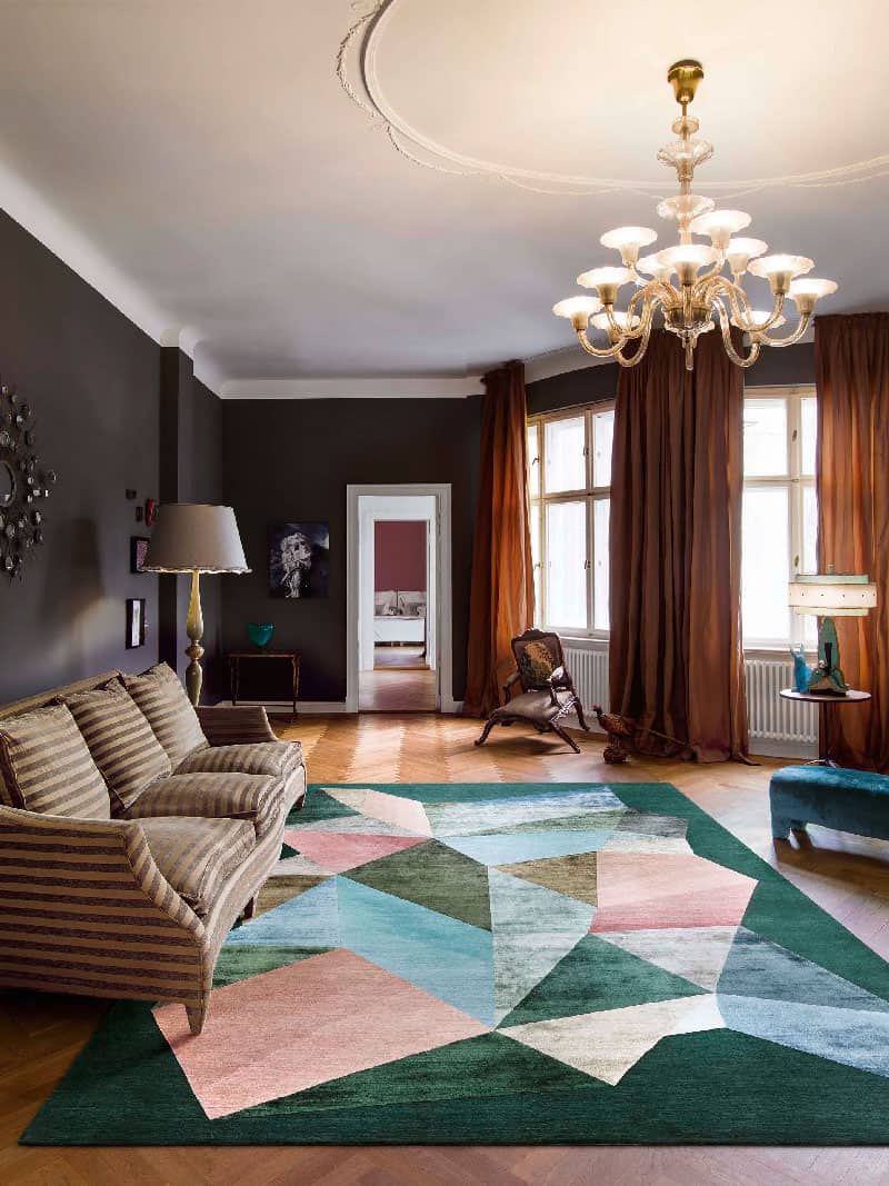 Tapete Super Luxuoso Anodado à Mão