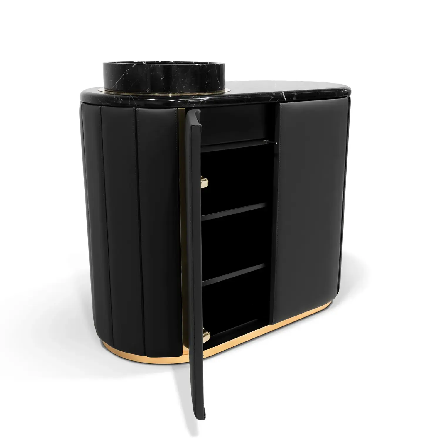 Móvel de casa de banho Majestic preto