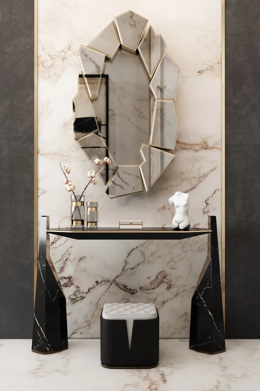 Espelho prateado Shatter