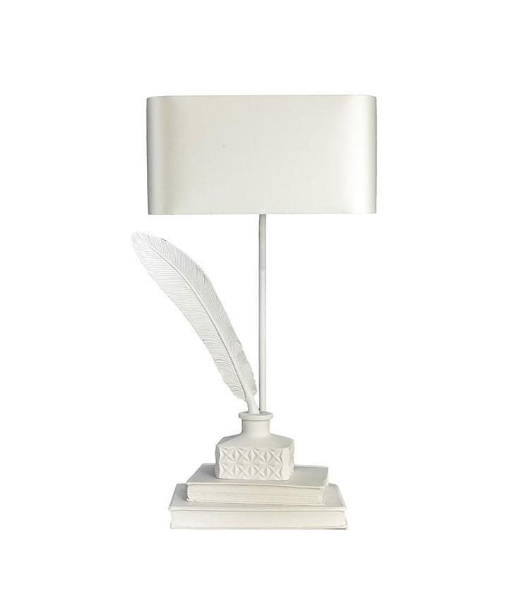 Candeeiro de Mesa Tom com Acabamento Giz