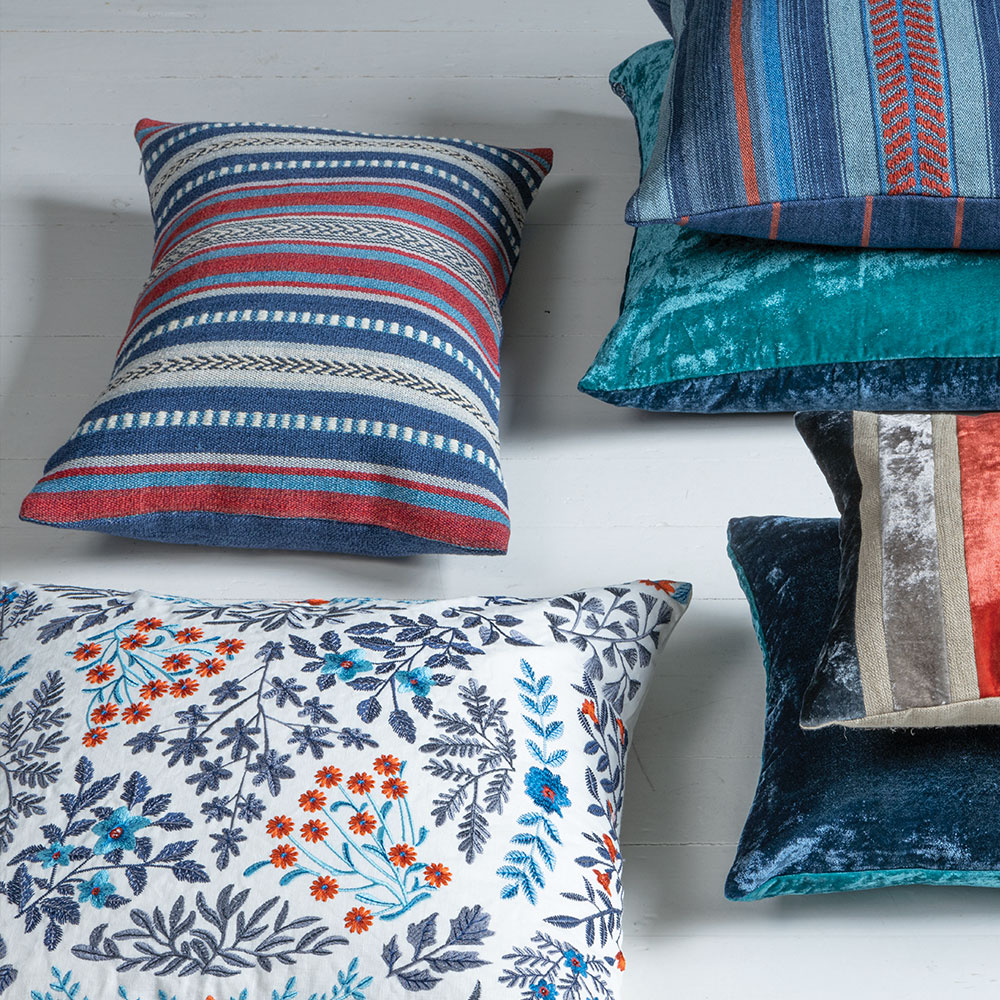 Almofada Somerley Indigo 60 × 60