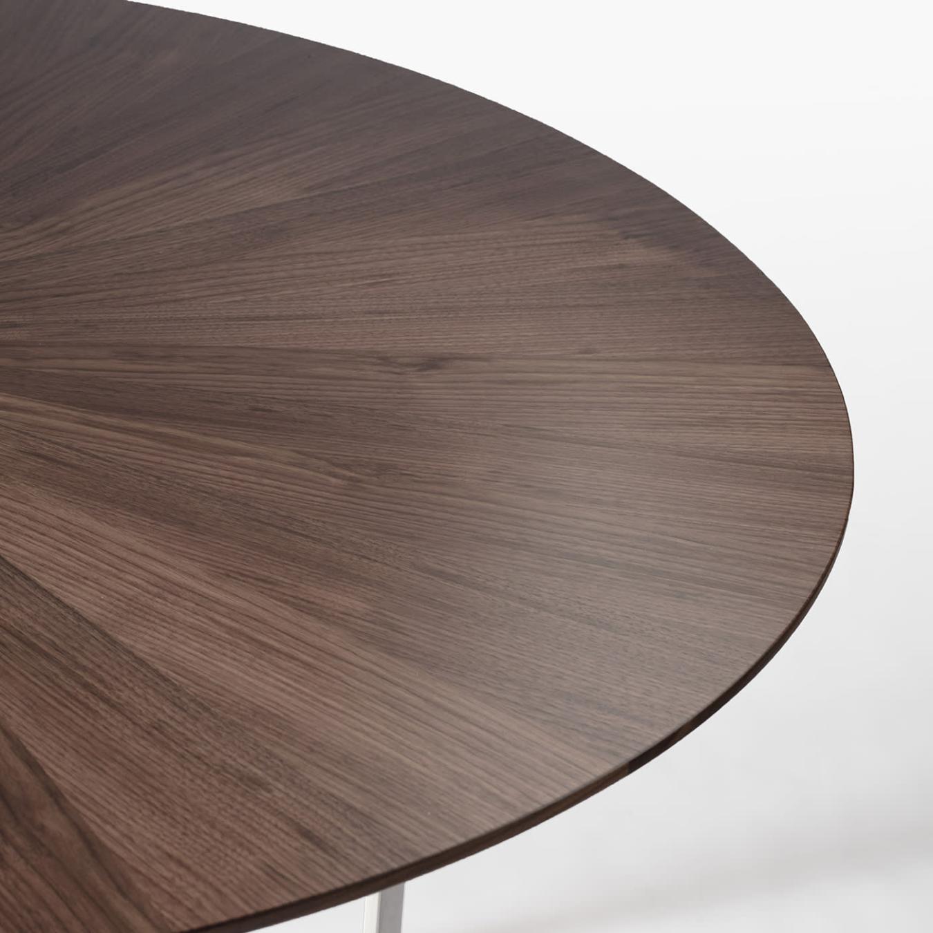 Mesa de Jantar Redonda Nogueira Canaletto