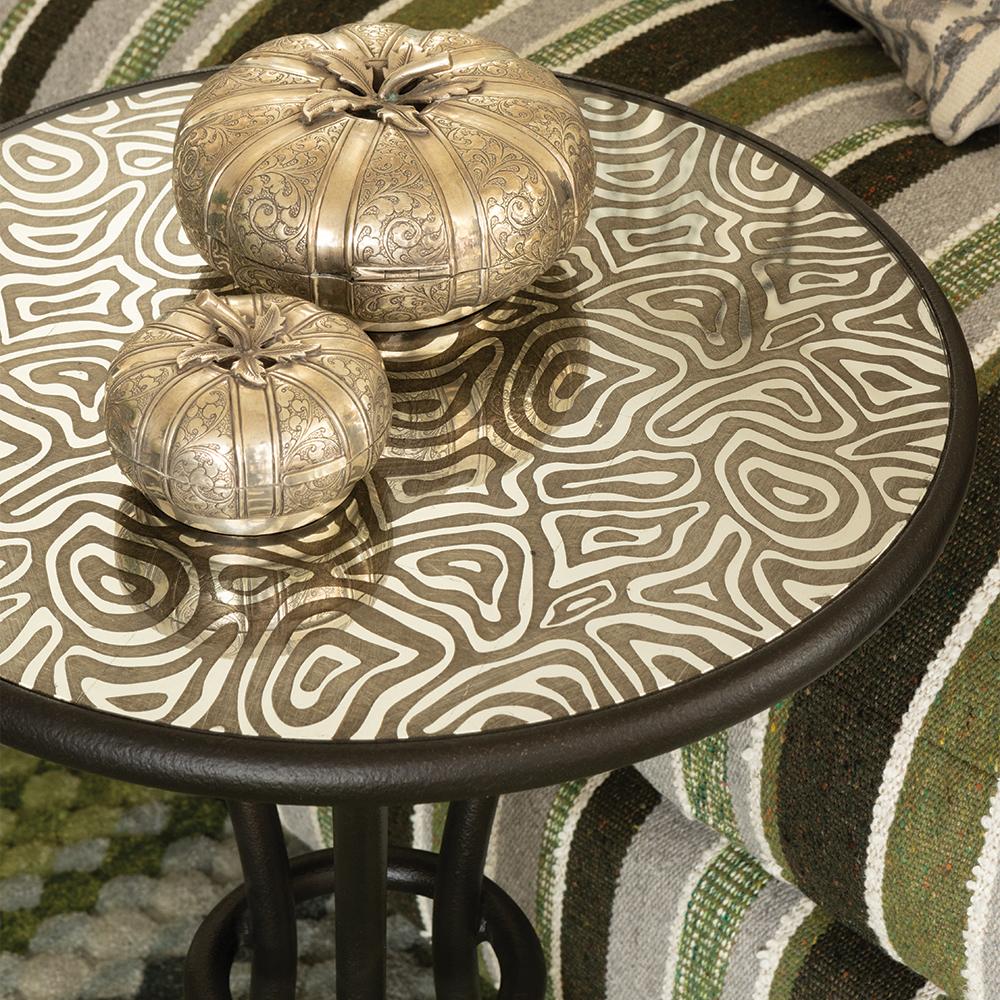 Mesa de Cocktail Coralia Verre Eglomise