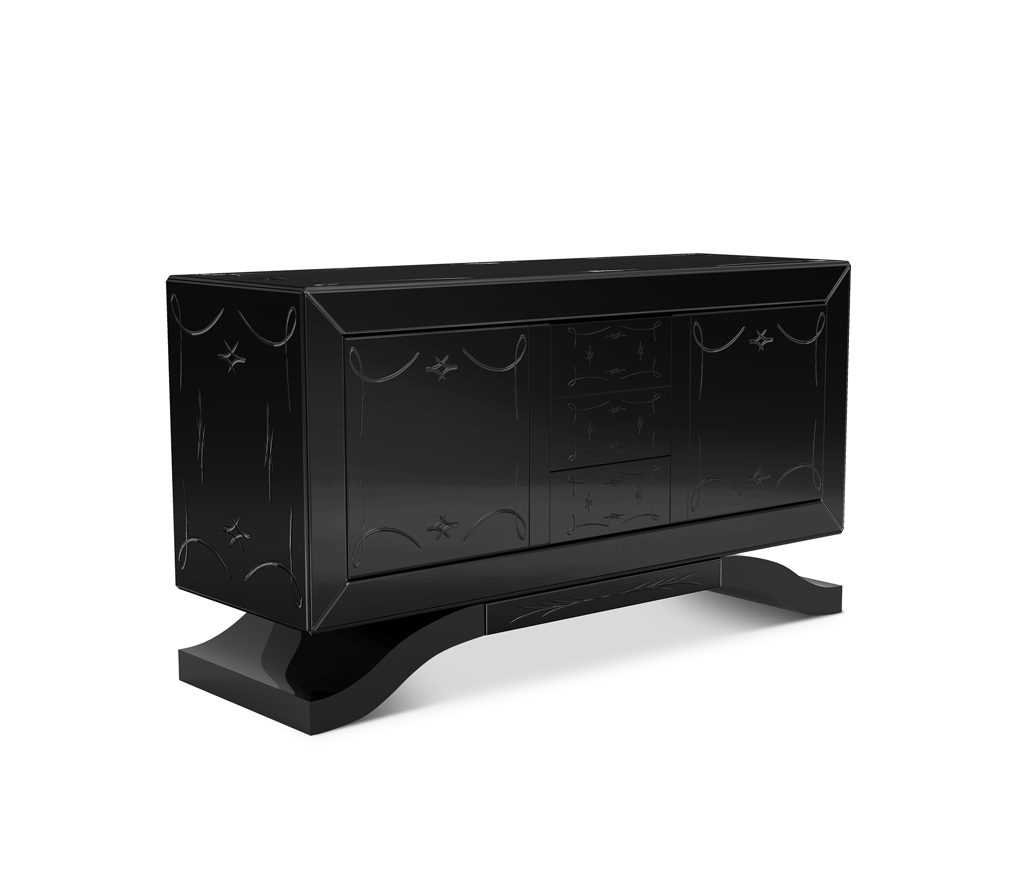 Aparador Cosmopolitan preto