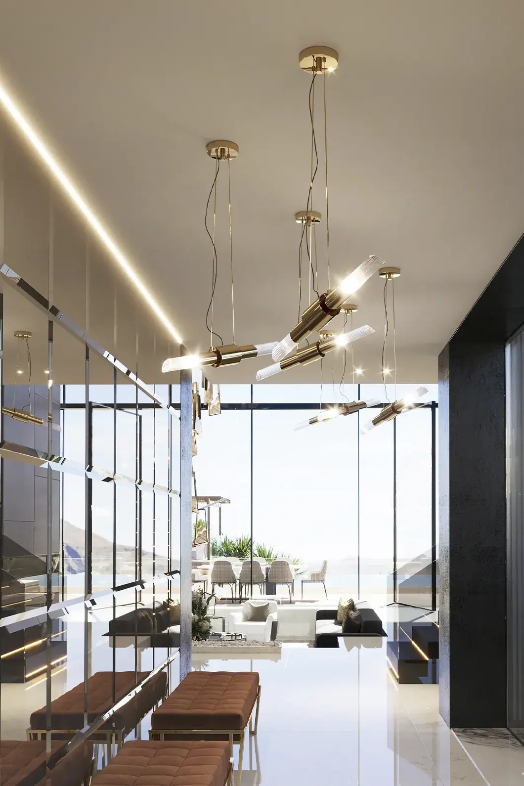 Candeeiro suspenso pequeno XS Stellar - 1