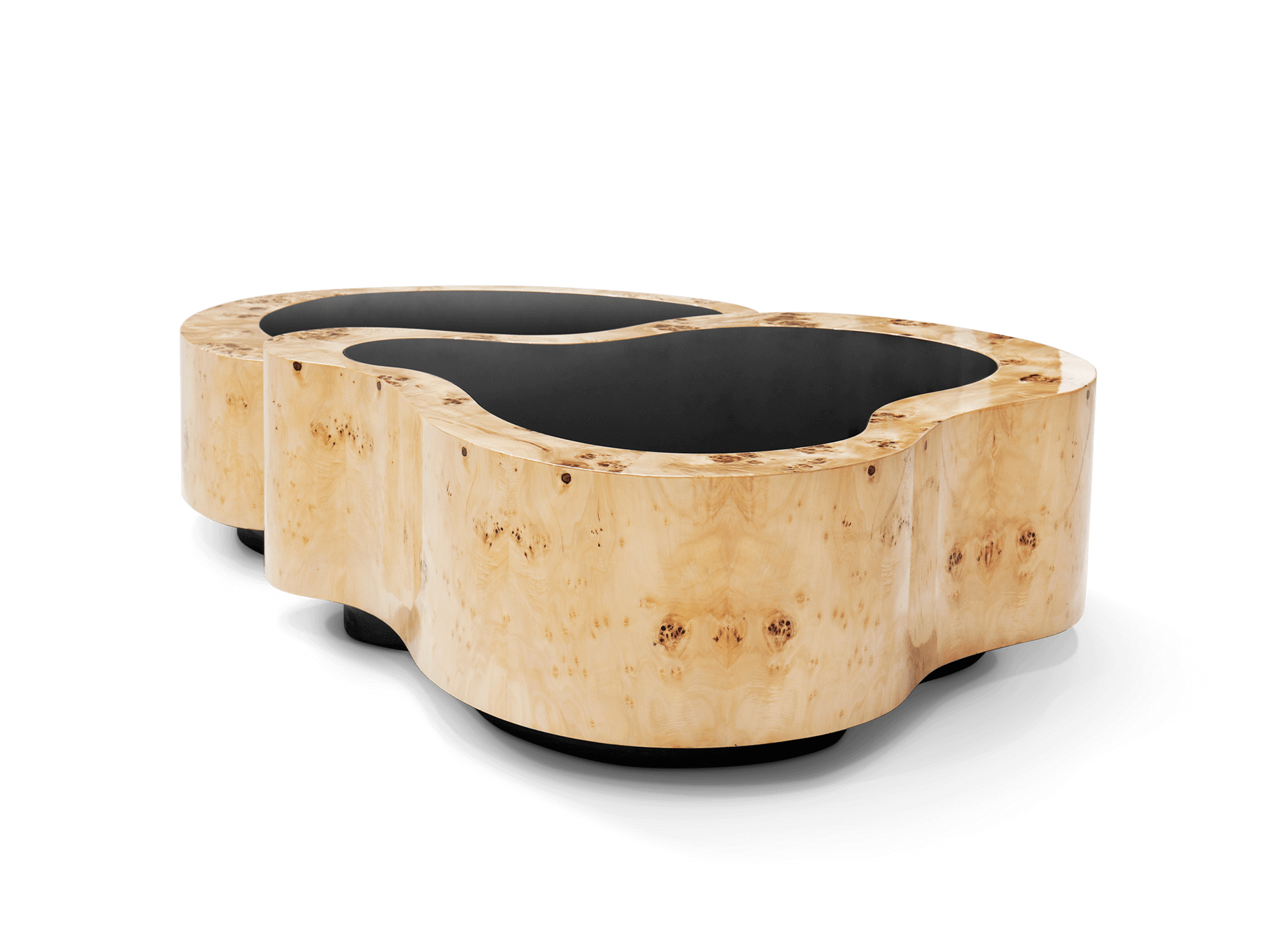 Conjunto de Mesas de Centro Crest Choupo