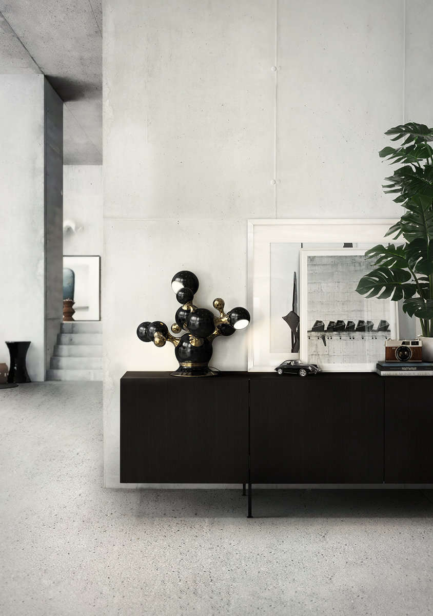 Candeeiro de mesa molecular - 1