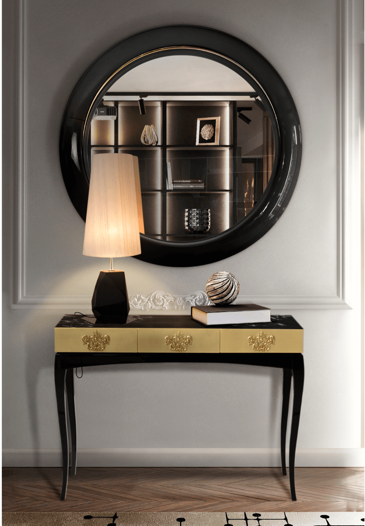 Espelho redondo Cirque