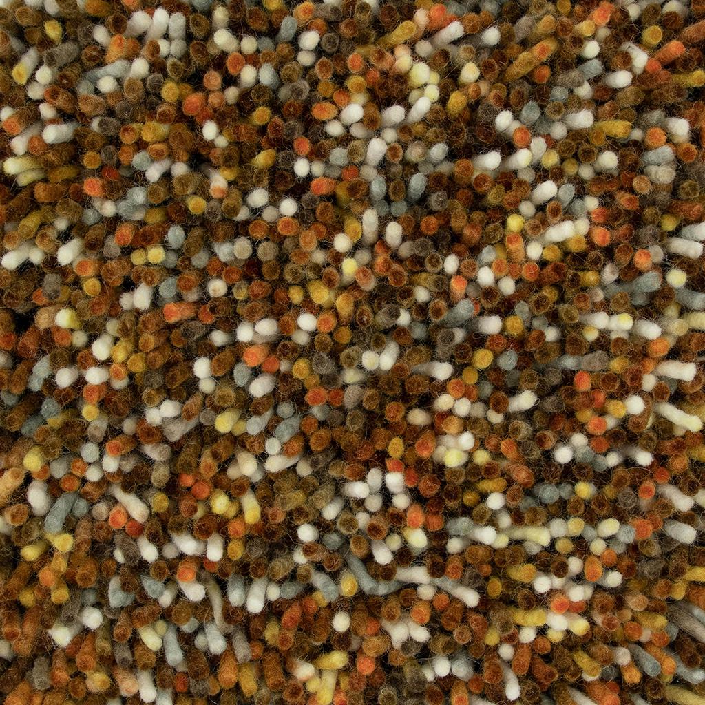 Tapete Shag Feltrado Pop-Art Amarelo