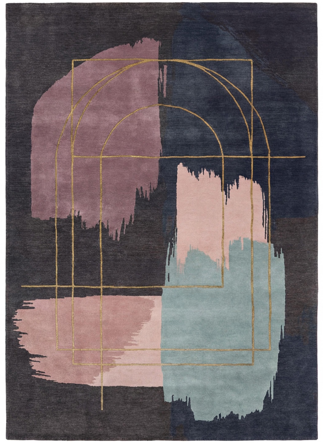 Tapete Midnight Brushwork