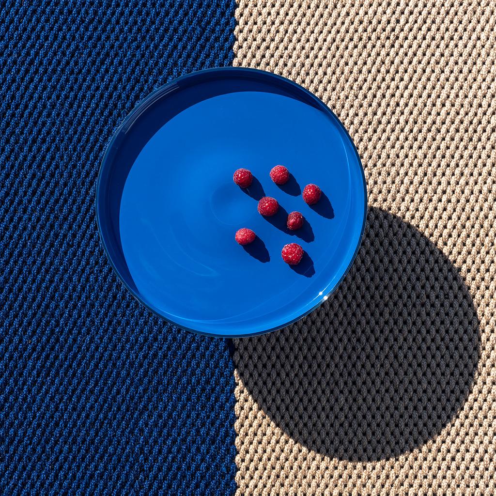 Tapete Exterior Deck Azul Elétrico | Tamanho: 140 × 200 cm
