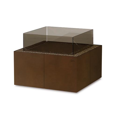 Lareira exterior Dado | Acabamento: Branco