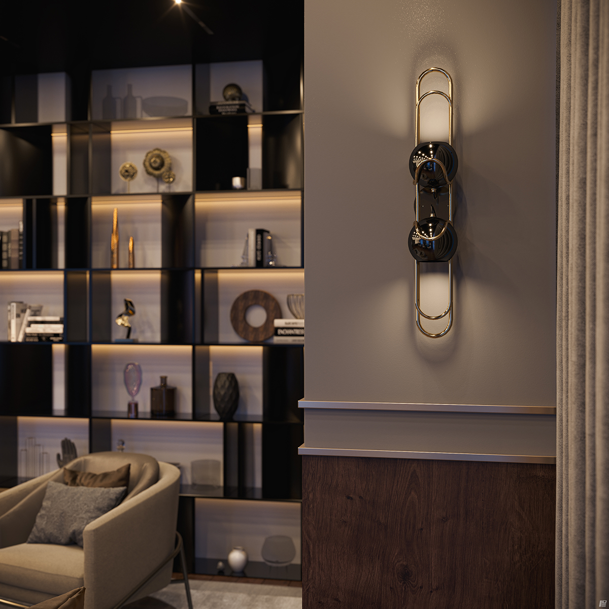 Candeeiro de parede astronauta - 2