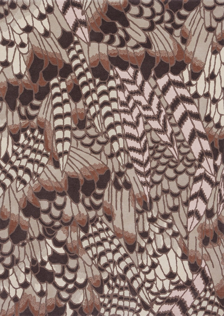 Tapete Feathers Natural | Tamanho: 170 × 240 cm