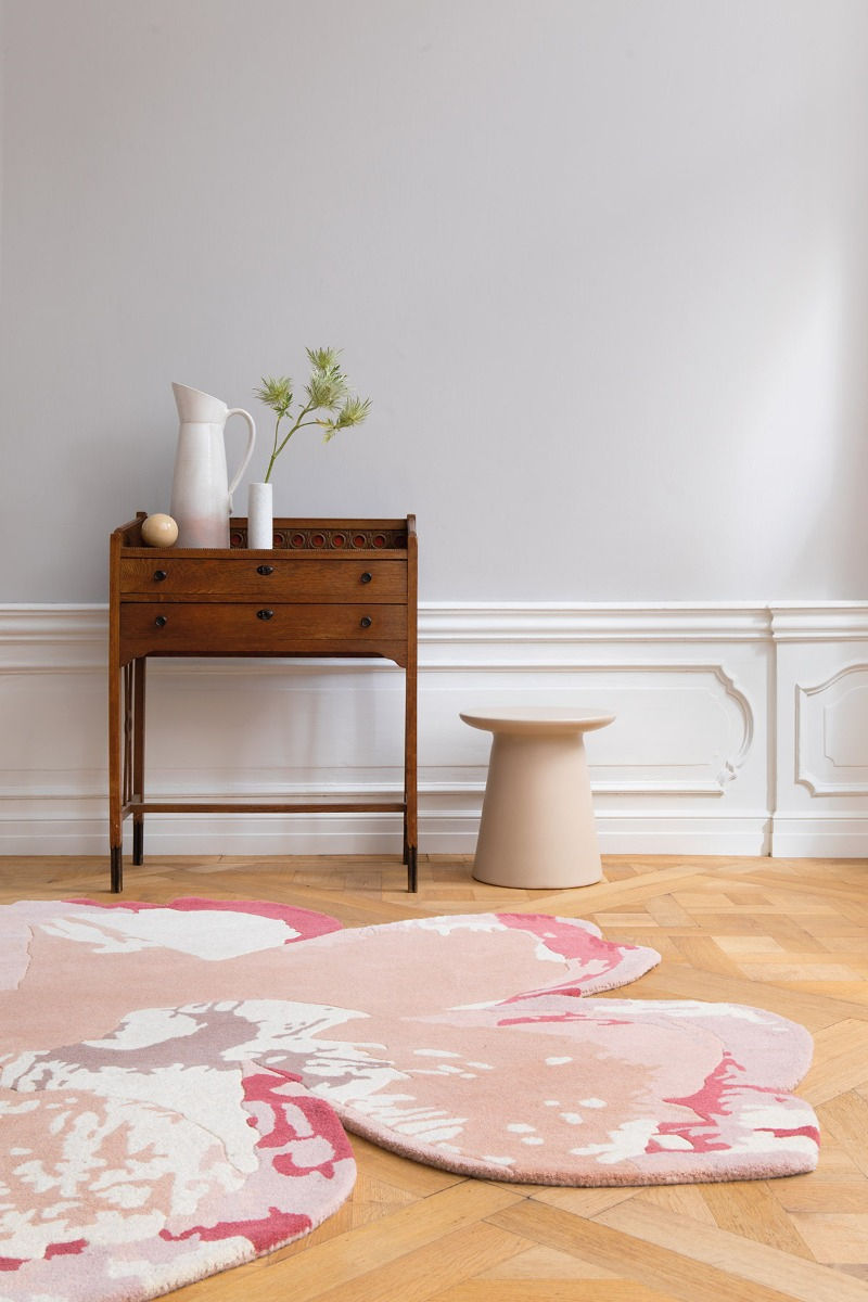 Tapete Magnolia Rosa Claro | Tamanho: Ø 150 cm
