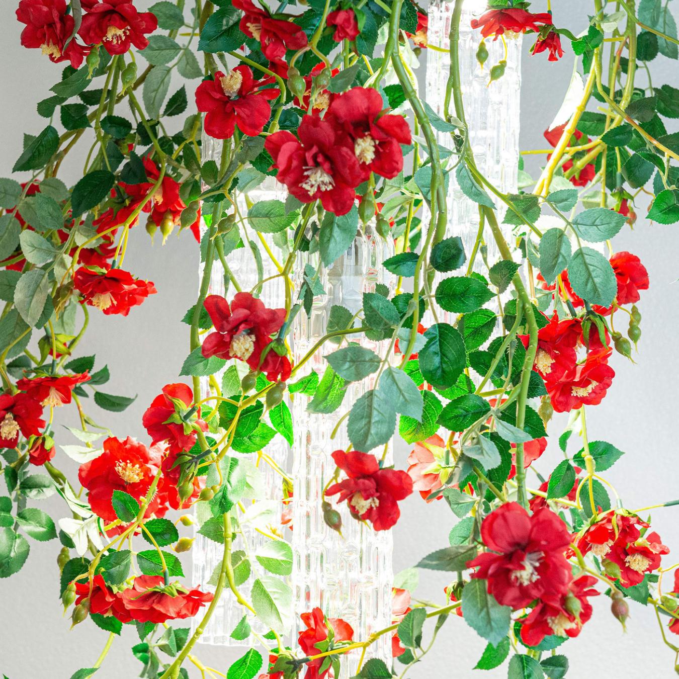 Lustre Pequeno Red Roses