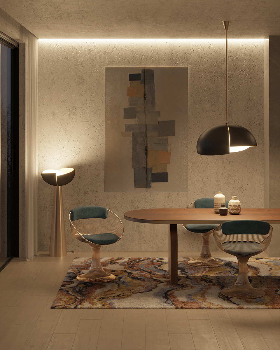 Candeeiro de pé ilusão - 4