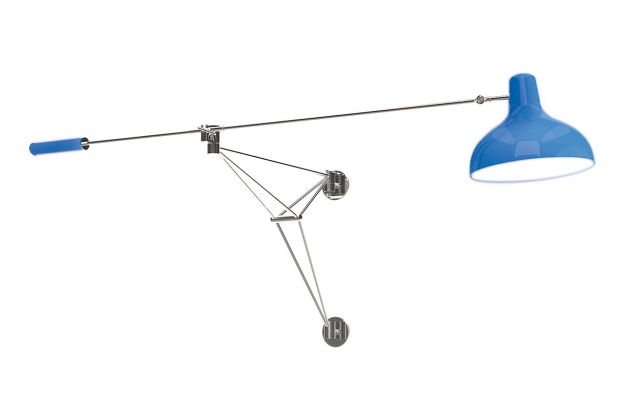 Arandela brilho lunar azul Moonbeam Glow