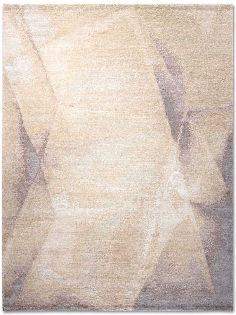 Tapete Yellow Mauve Anodado à Mão