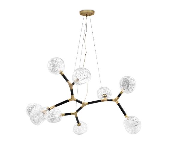 Candeeiro suspenso irregular multi-sombra