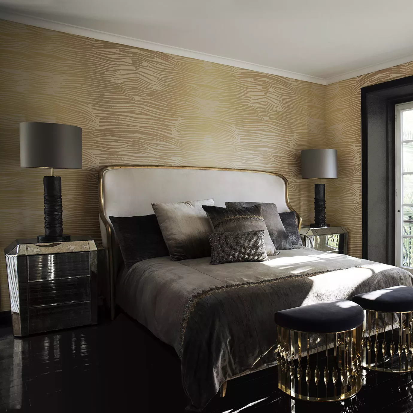 Mesa de Cabeceira Tamaris 3 Gavetas