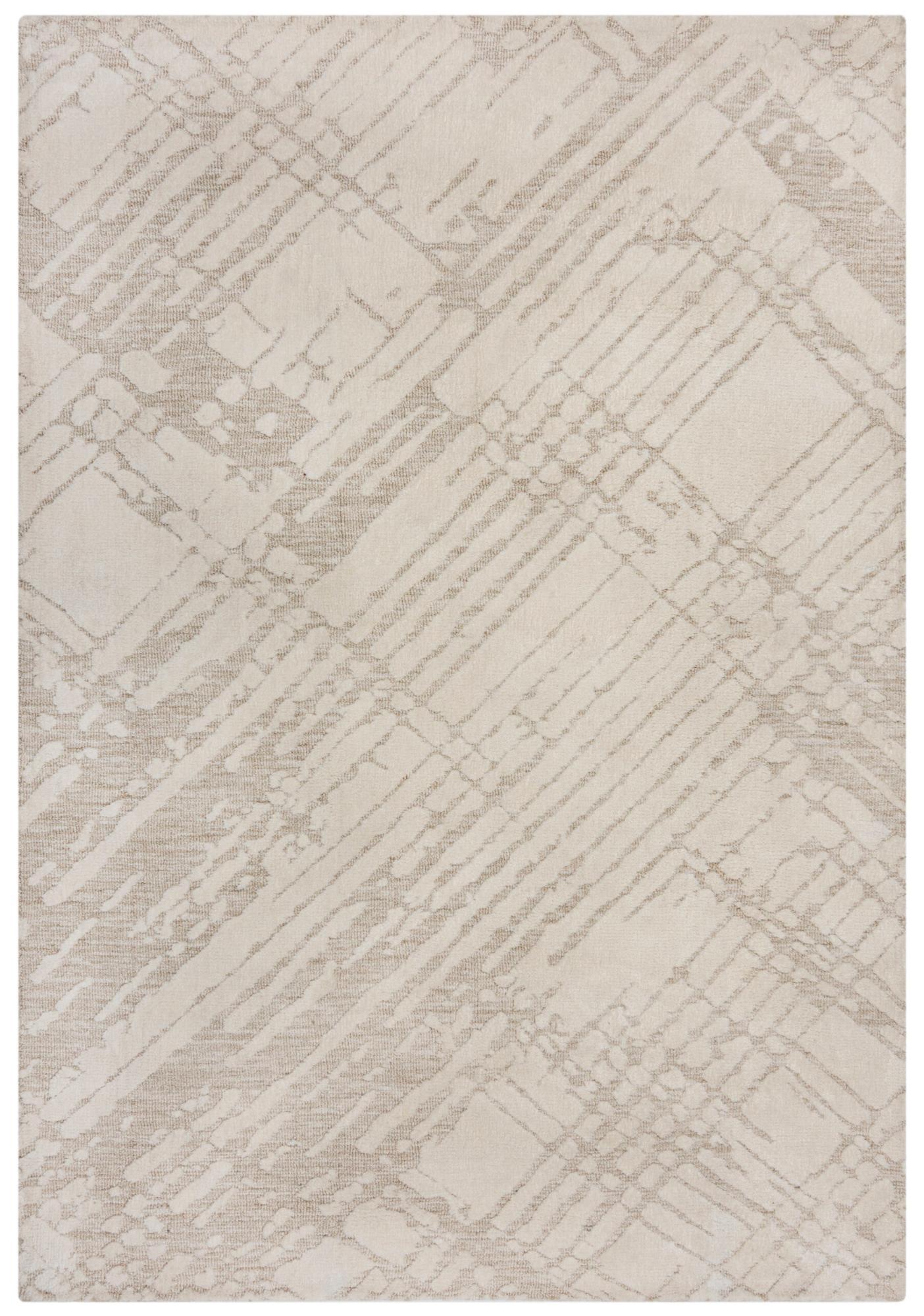 Tapete Fratura Diagonal Creme
