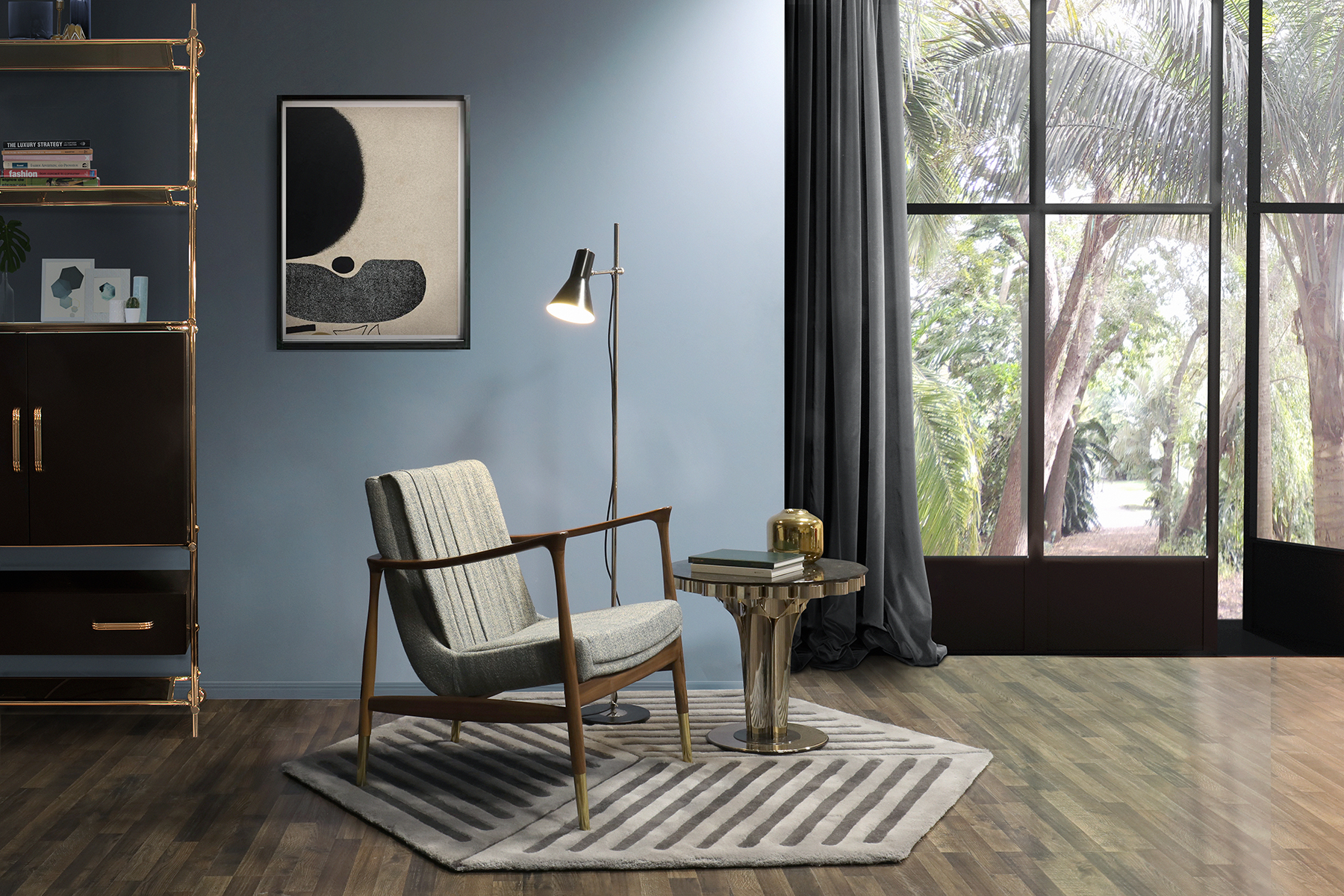 Candeeiro de pé aventureiro