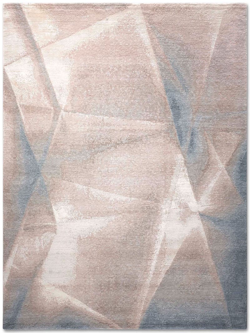 Tapete Aqua Bege Luxury Feito à Mão