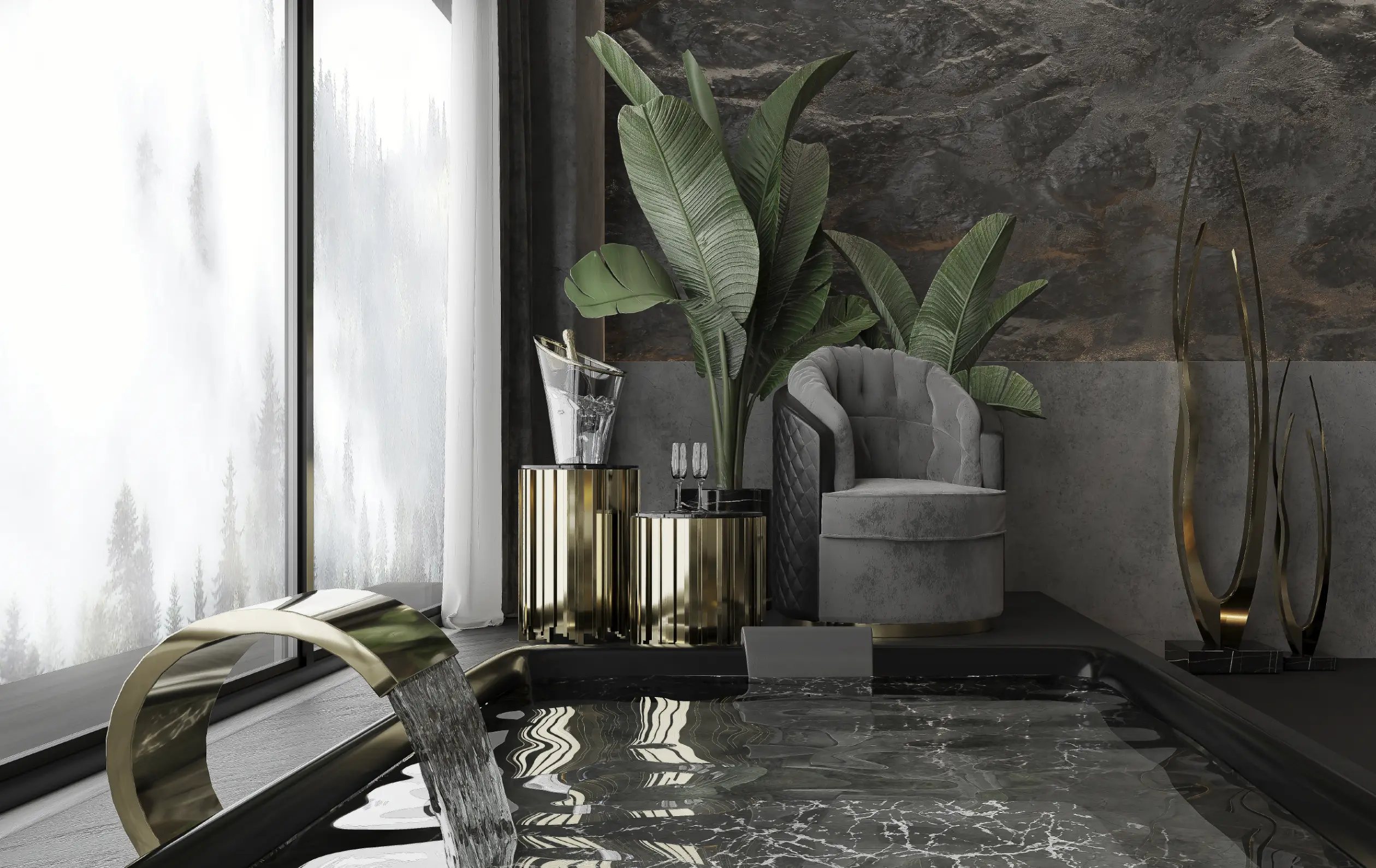 Poltrona Giratória Luxe - 10