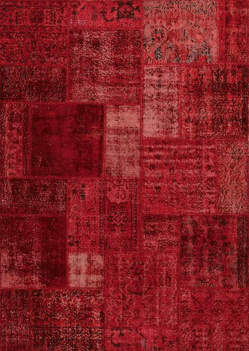 Tapete Vermelho Patchwork