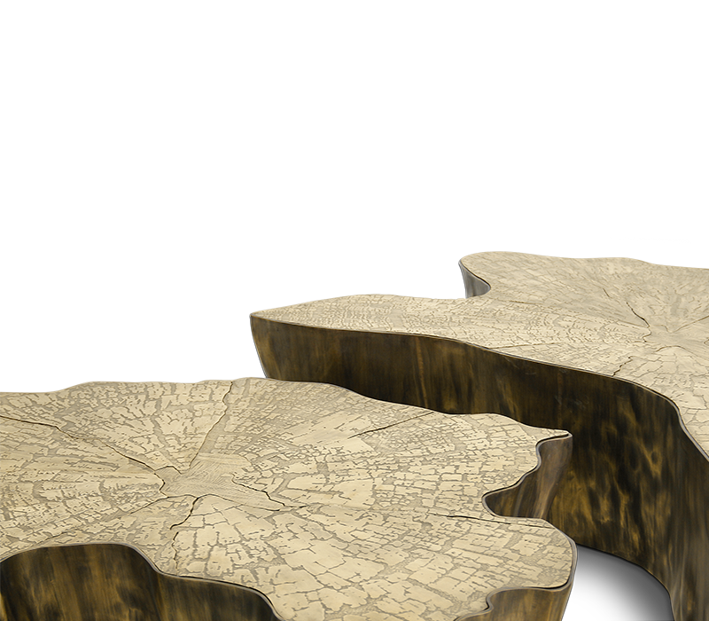 Mesa de Centro Pátina Paradise | Dimensões: L 138 × P 95 × A 36 cm
