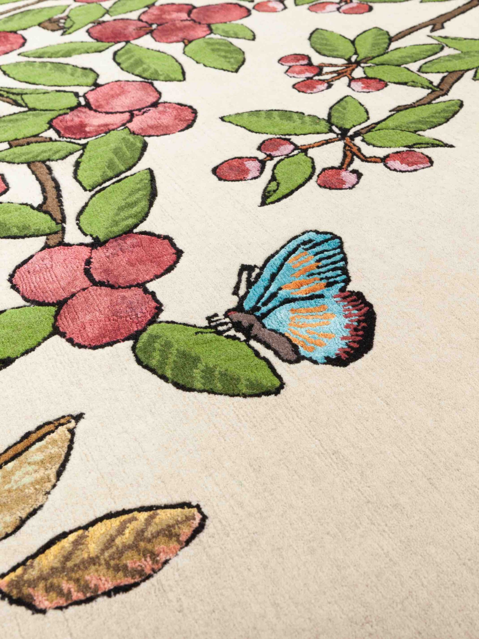 Tapete Transience Redondo Tecido à Mão