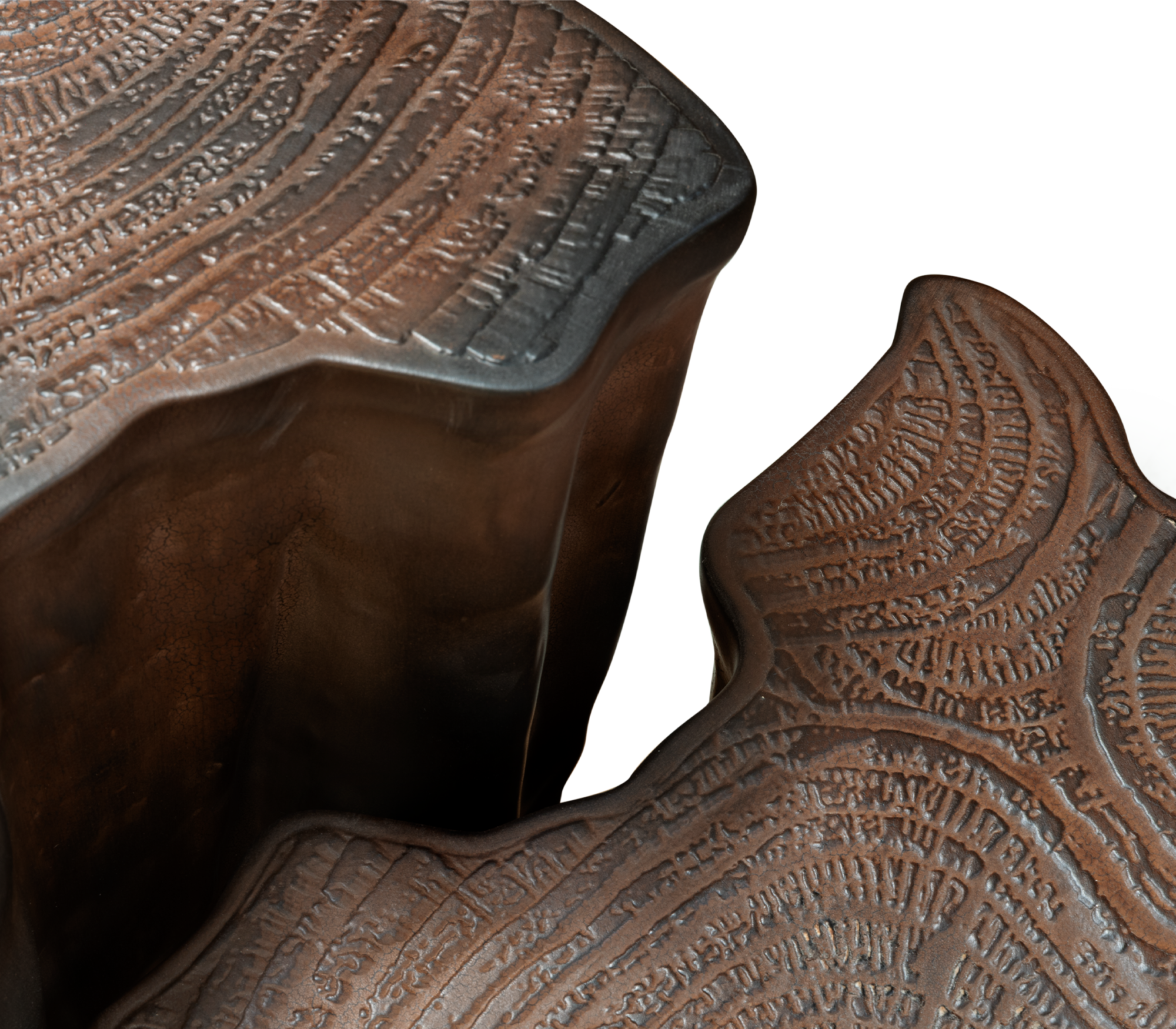 Mesa de Apoio Cerâmica Castanha Escura Horizon