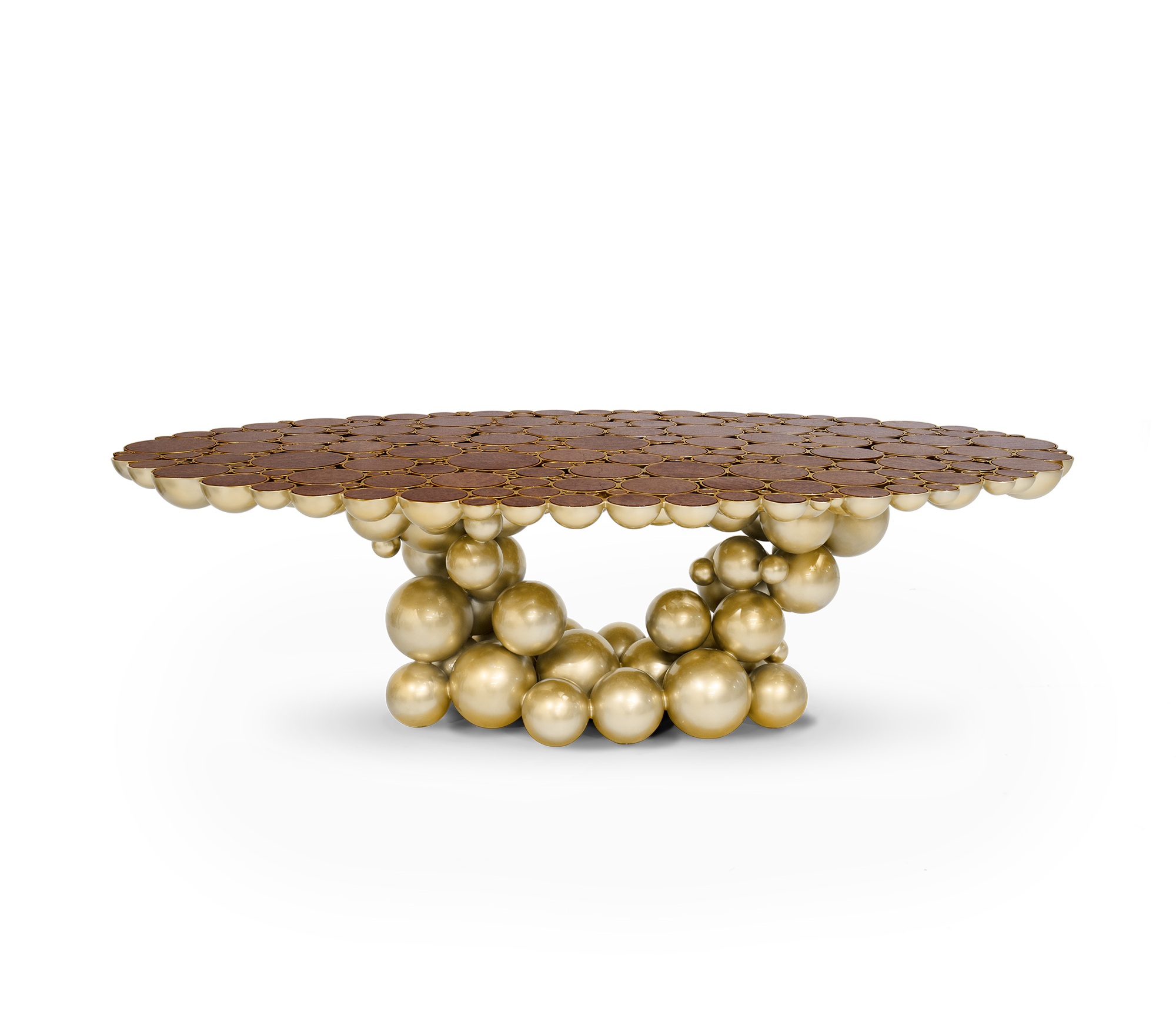 Mesa de Jantar Luxe Nogueira Orbit