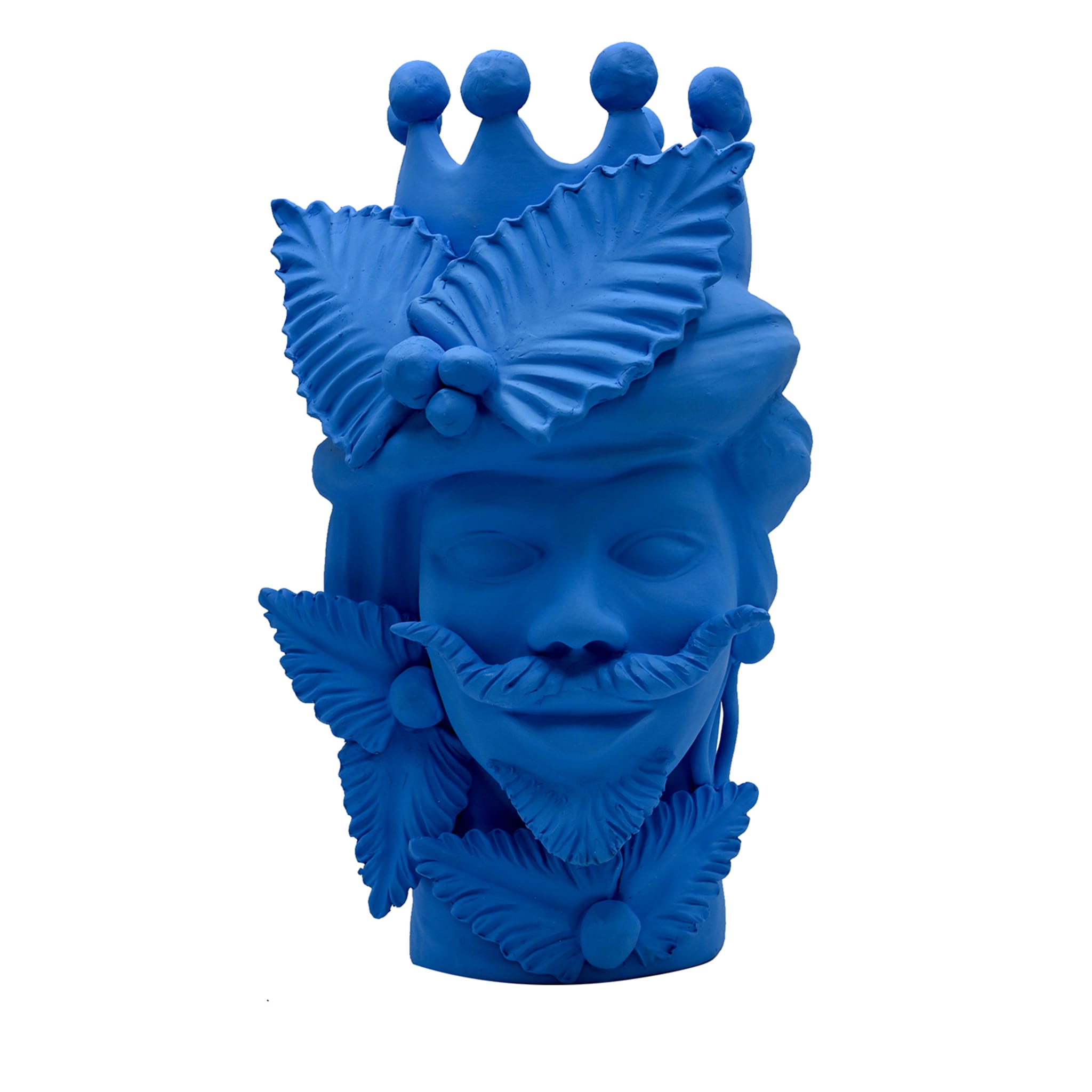 Escultura Moor's Head azul