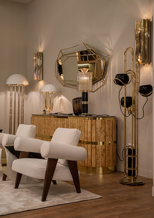 Espelho de parede grande Lustre - 2