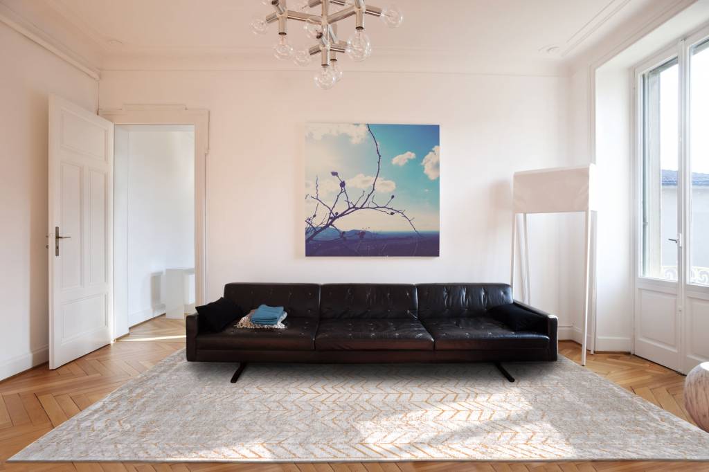 Tapete Central Amarelo | Tamanho: 200 × 280 cm