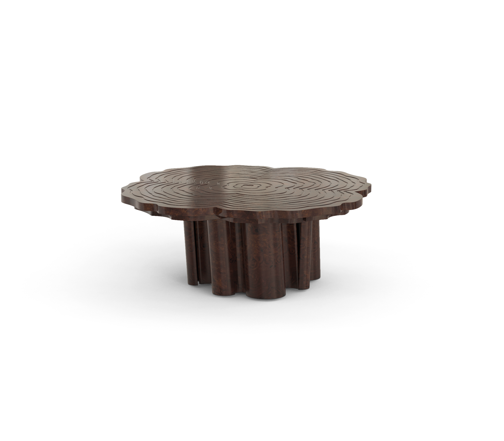 Conjunto 3 Peças Mesa de Centro Nogueira Fortuna