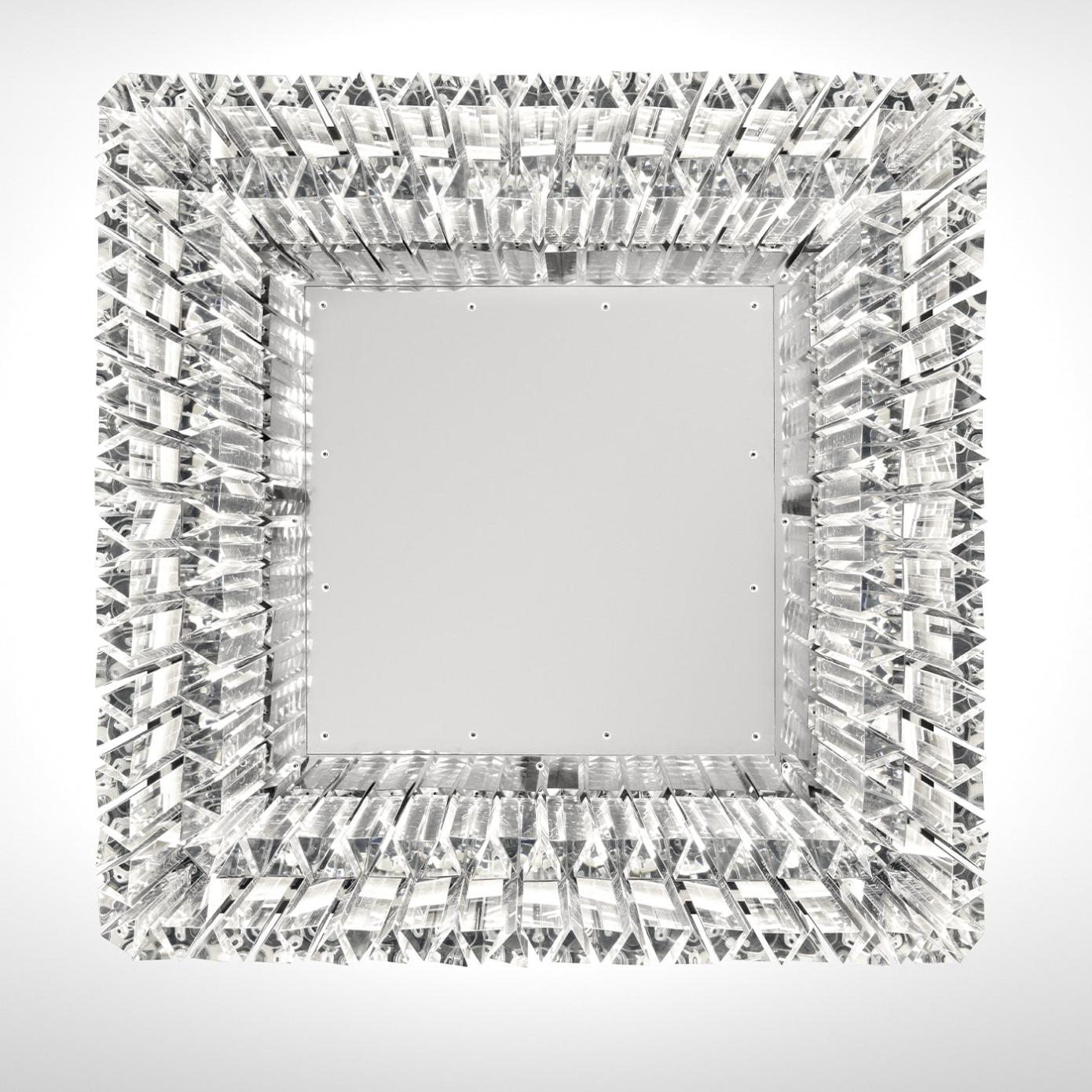 Lustre Quadrado de Cristal