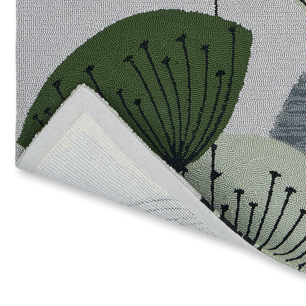 Tapete Exterior Dand. Clocks Verde Botânico