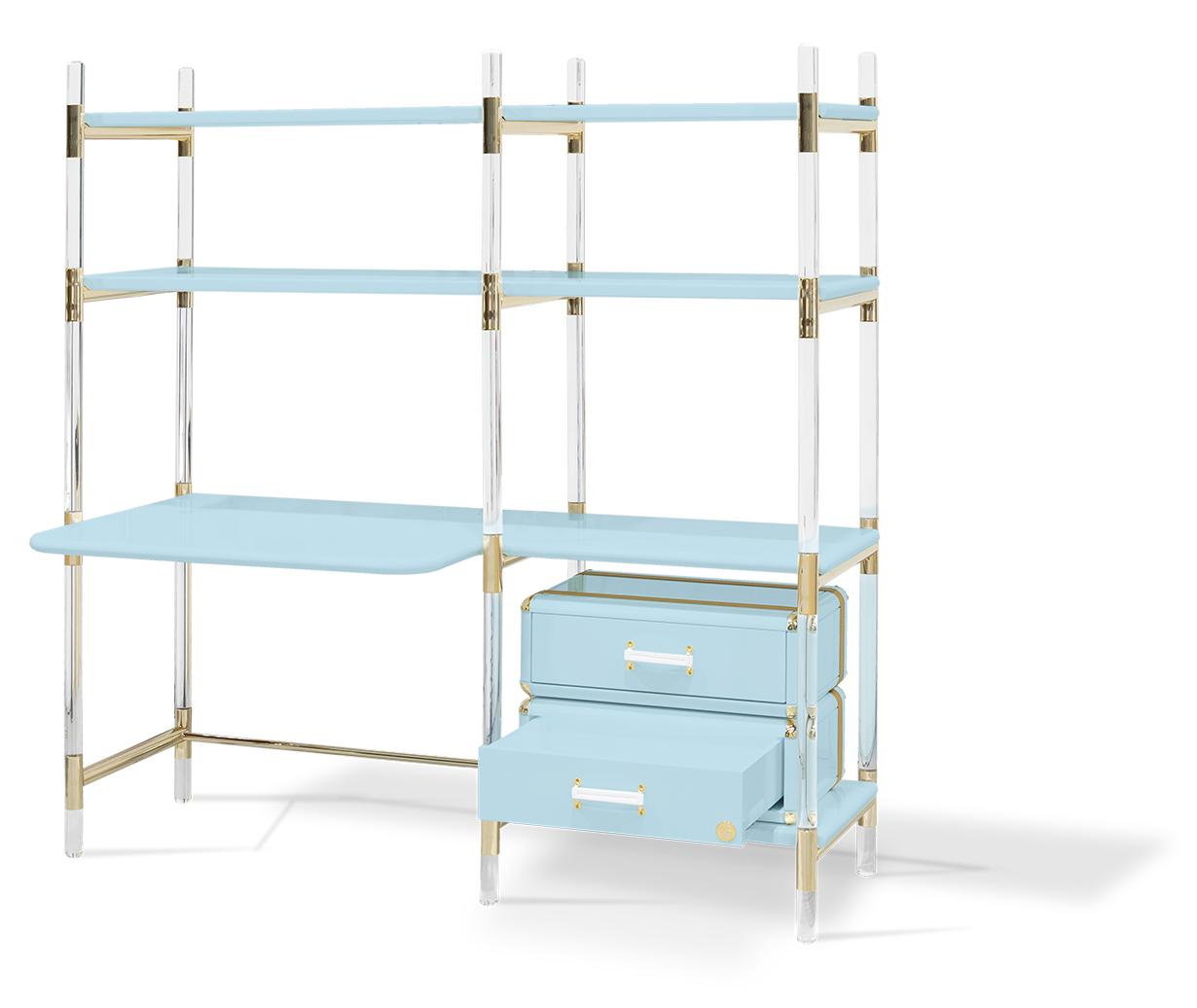 Biblioteca Jigsaw Puzzle azul