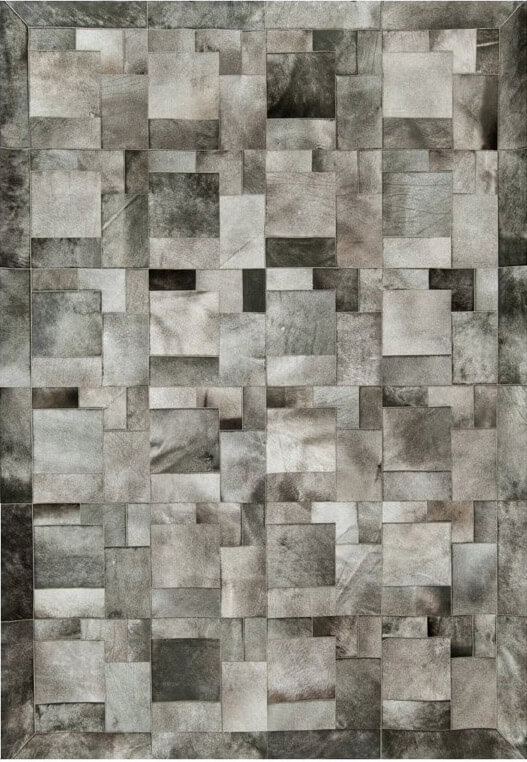 Tapete Pele de Vaca Puzzle col.10 | Tamanho: 180 × 300 cm