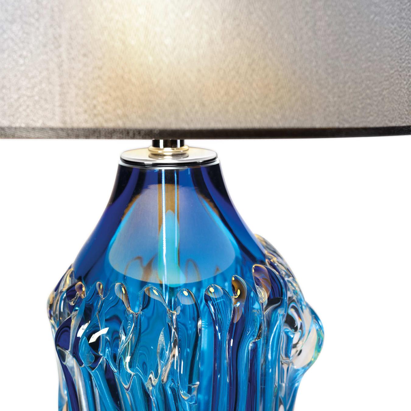 Candeeiro de Mesa em Vidro de Murano Italiano