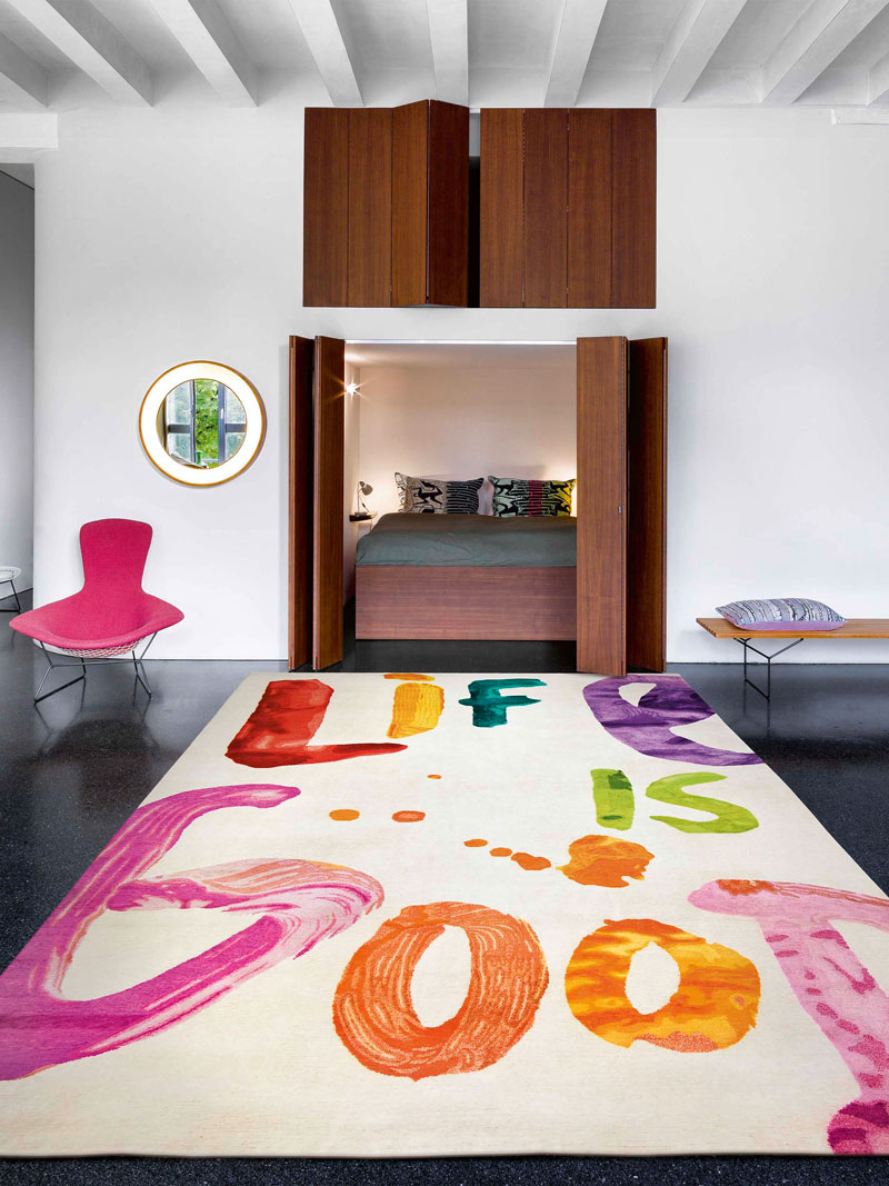 Tapete Life is Good Luxury Feito à Mão